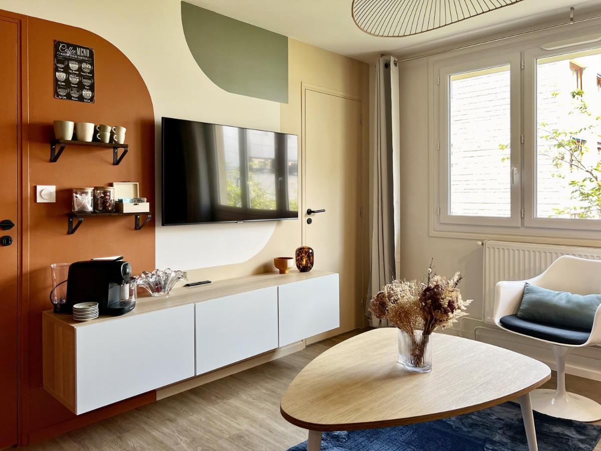 L'Arc-En-Ciel Scandinave - Sejour Unique Et Design Au Coeur De Rouen Luaran gambar
